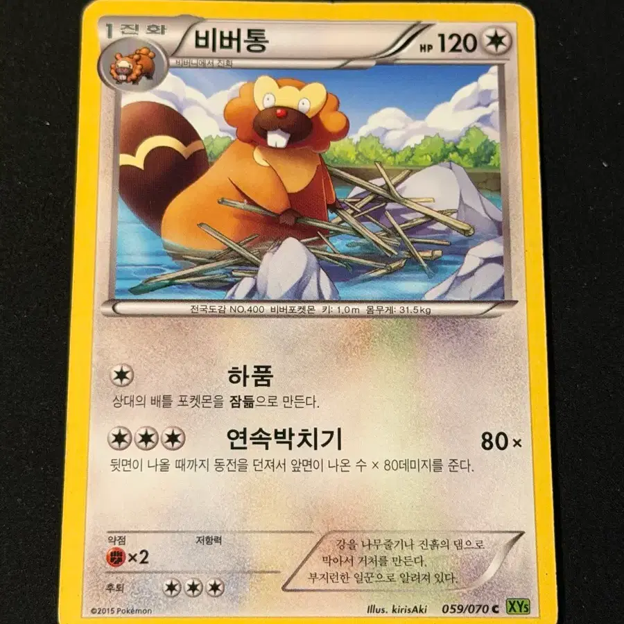 고전 포켓몬카드 비버통