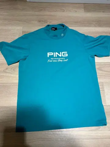 PING 5th Anniversary 반팔 셔츠 블루 LL