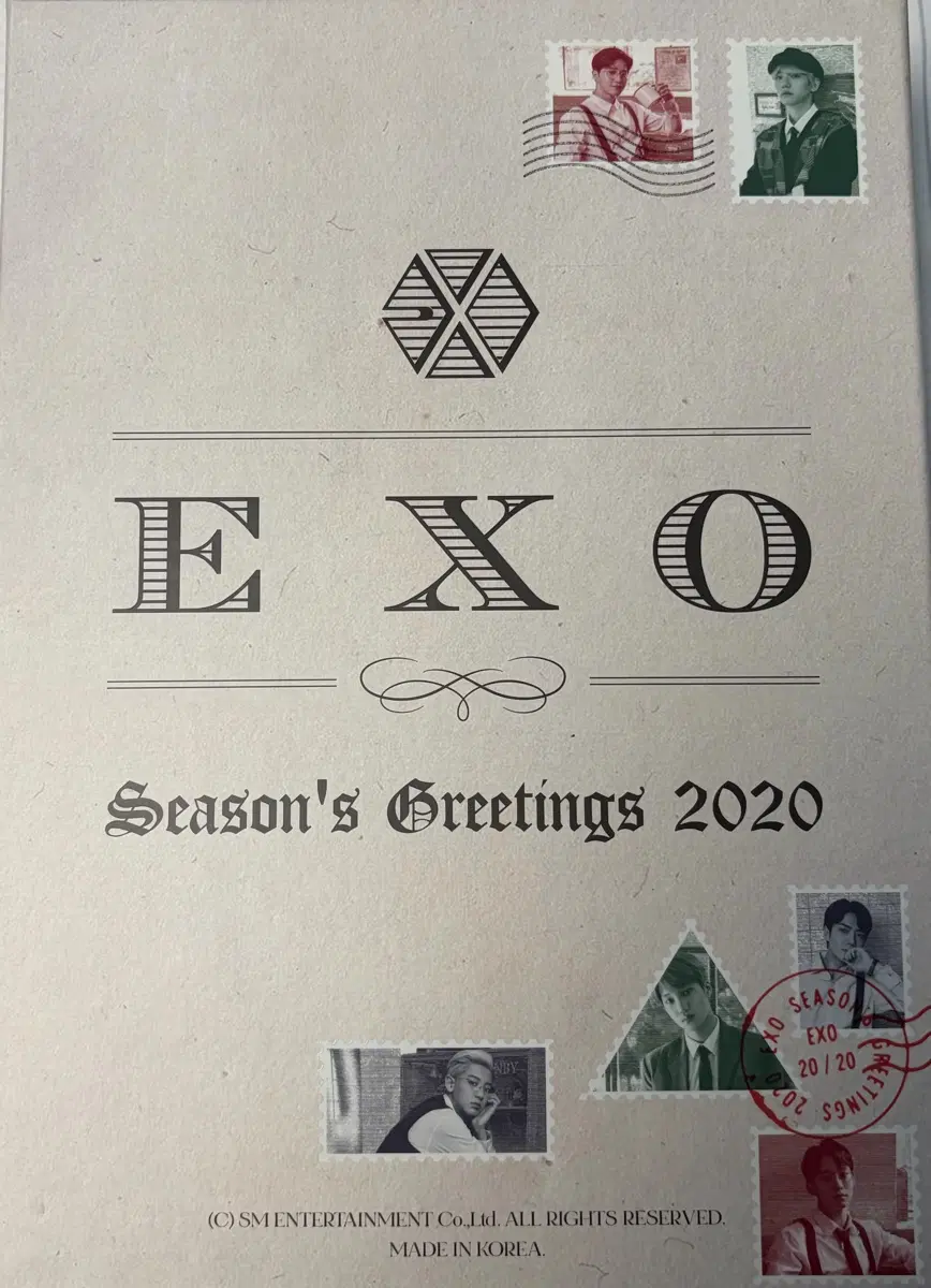 엑소 2020년 시즌그리팅 시그