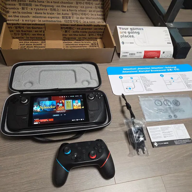 스팀덱 LCD 128GB + 주변기기