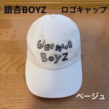 [ 새상품급 ] 긴코BOYZ 캡 케이스케칸다 자수 로고 베이지