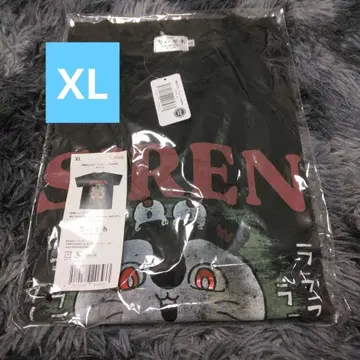 치이카와 세이렌 T셔츠 XL WARNING 영화 인어섬의 비밀