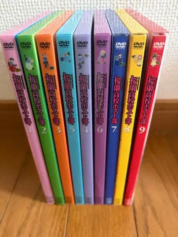 오란고교 호스트부 DVD 전 9권 세트