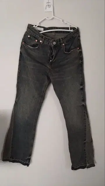ZARA 플레어 핏 데님 팬츠 와이드 플레어 부츠컷 38