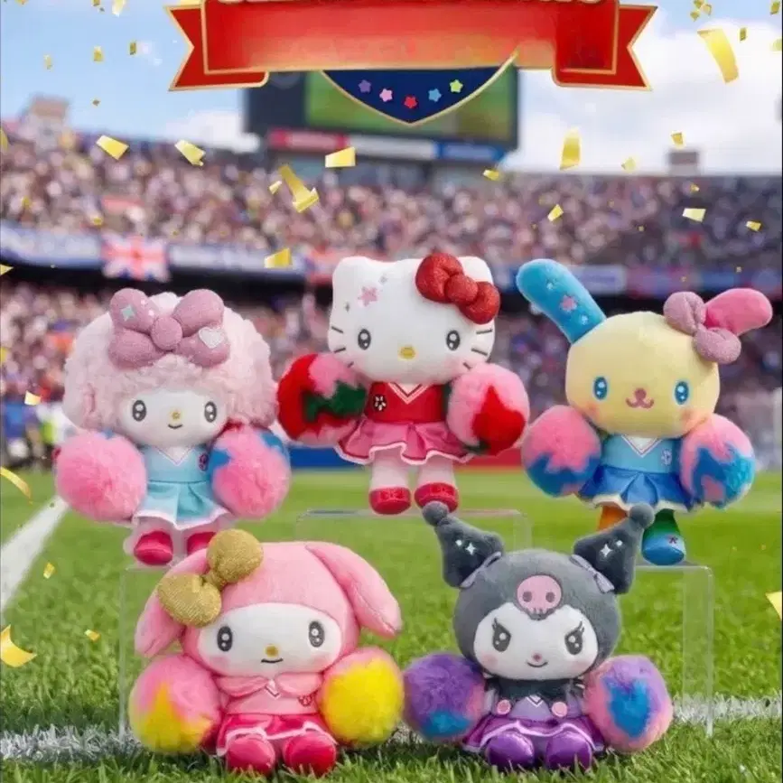 (예약) 산리오 해외판 홍콩 축구 열풍 마스코트 누이 인형 키링 참
