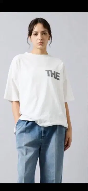 레미 리프 T셔츠 화이트