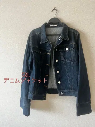 GRL 데님 자켓 인디고 블루