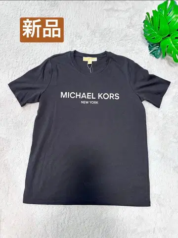 MICHAEL KORS 블랙 로고 클래식 티셔츠 S
