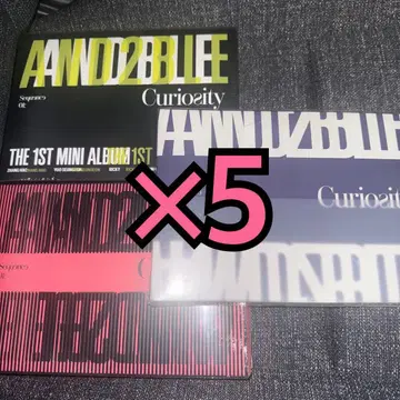 AND2BLE curiosity 앨범 미개봉 새상품 3형태 세트 x 5