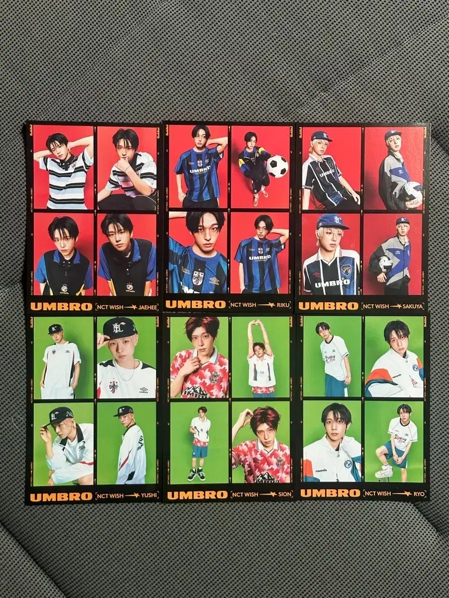 NCT WISH 엄브로 특전 포토카드