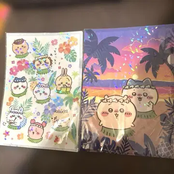 [인기] 치이카와 영화 인어섬의 비밀 굿즈 클리어 파일 2종 세트