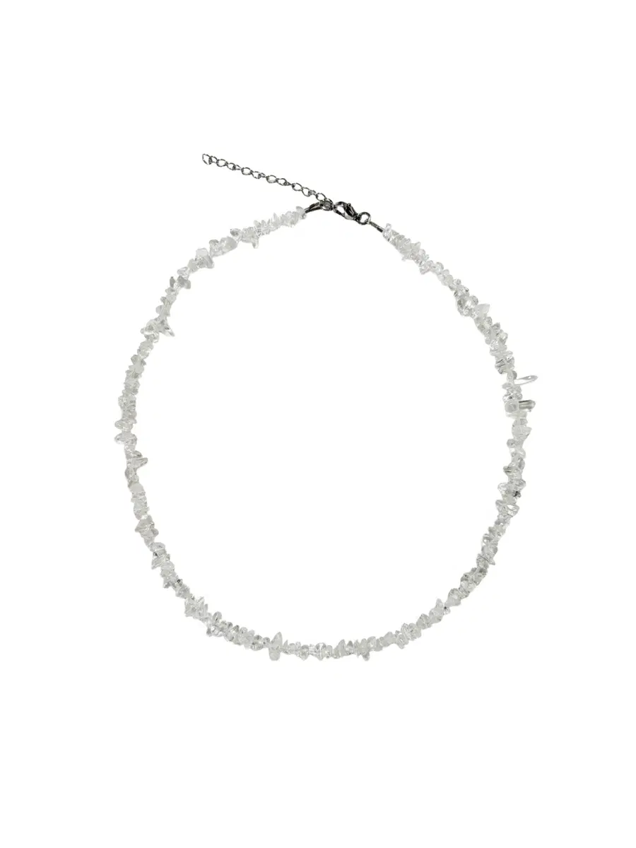 Ice pebble necklace