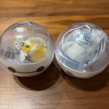 디즈니 리조트 한정판 베이맥스 캡슐 토이 피규어 2종 세트