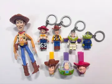 LEGO 토이스토리 키링 4개 우디 인형 클립