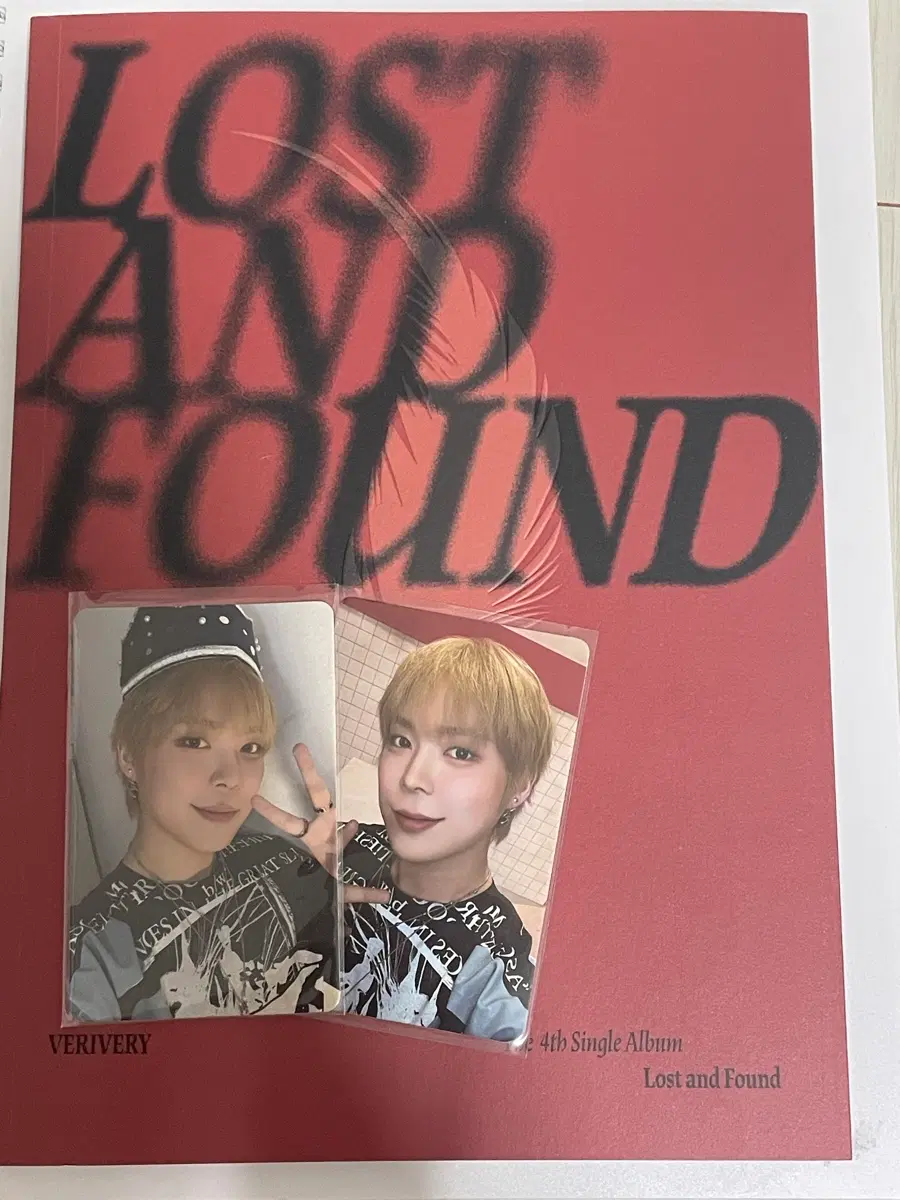 베리베리 4집 싱글 앨범 Lost and Found (구성품 포함)