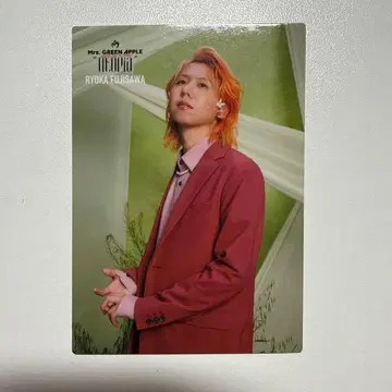Mrs. GREEN APPLE Utopia 후지와라 료카 포토 카드