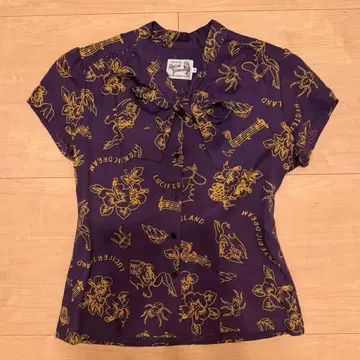 [ 미사용 ] HYSTERIC GLAMOUR 반팔 블라우스 셔츠