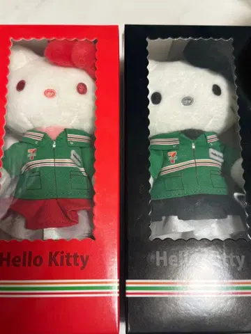 세븐일레븐 한정판 헬로키티 마스코트 2개 세트 hello Kitty