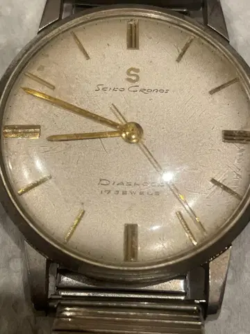 SEIKO Cronos 17 JEWELS 수동 와인딩 손목시계