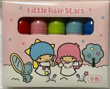 단종 레어템 Little Twin Stars 크레용 같은 스탬프 세트