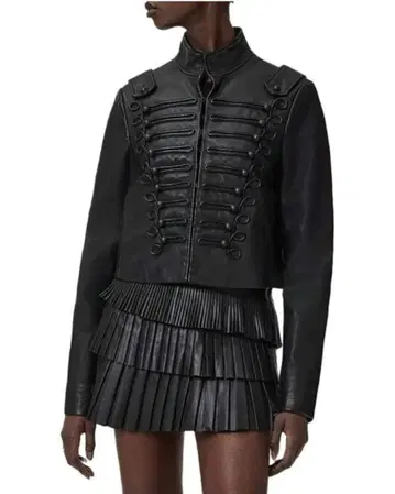 나폴레옹 가죽 자켓 Rummy Leather Jacket 양가죽