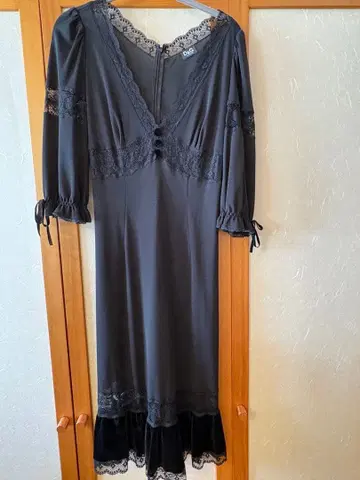 D&G 돌체앤가바나 레이스 미니 원피스 블랙