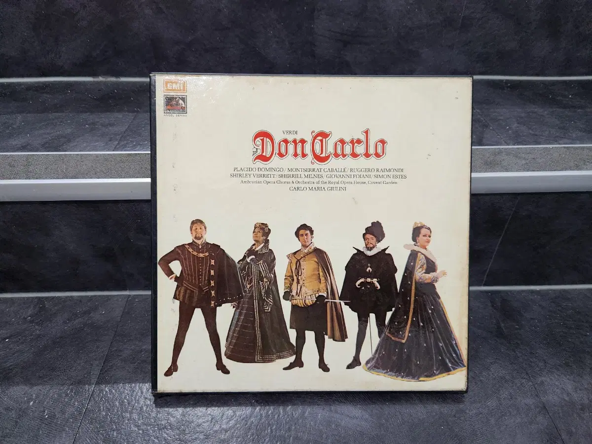 수입LP/베르디 돈 카를로 ROHO 줄리니SLS 956. 4 LP