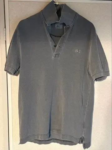 LACOSTE 피케 셔츠 그레이 남성용