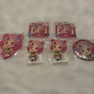 프로세카 호우 에무 아크릴 키링 캔뱃지 세트