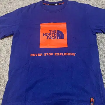 THE NORTH FACE 티셔츠 블루