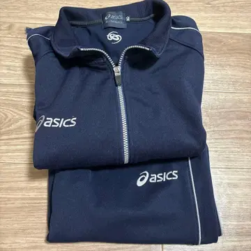 asics BASEBALL 저리 상하의 세트 네이비 XO