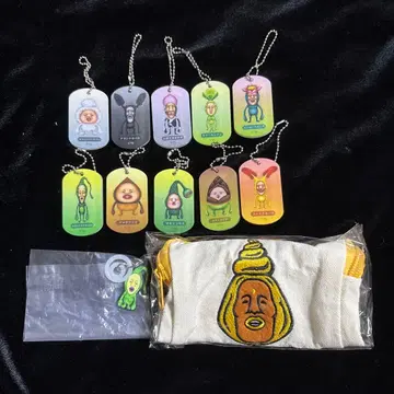 코비토즈칸 아크릴 도그택 10종 파우치 메지루시 참