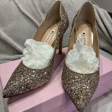 DIANA 펌프스 TS 19272 플라티나 글리터 23.5cm