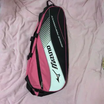 [조건 있음] MIZUNO 테니스 라켓백 핑크 블랙