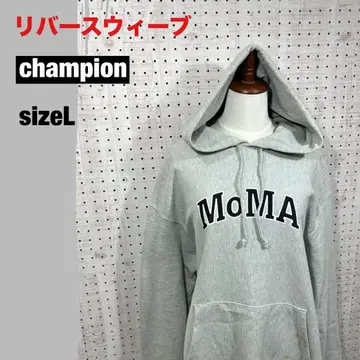 [자수] champion MoMA 리버스 위브 sizeL 그레이