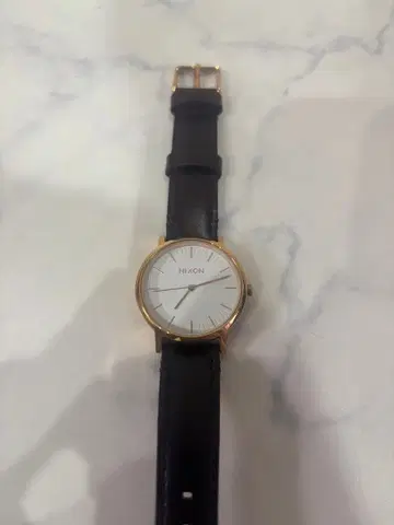NIXON 여성용 손목시계 쿼츠 가죽 벨트