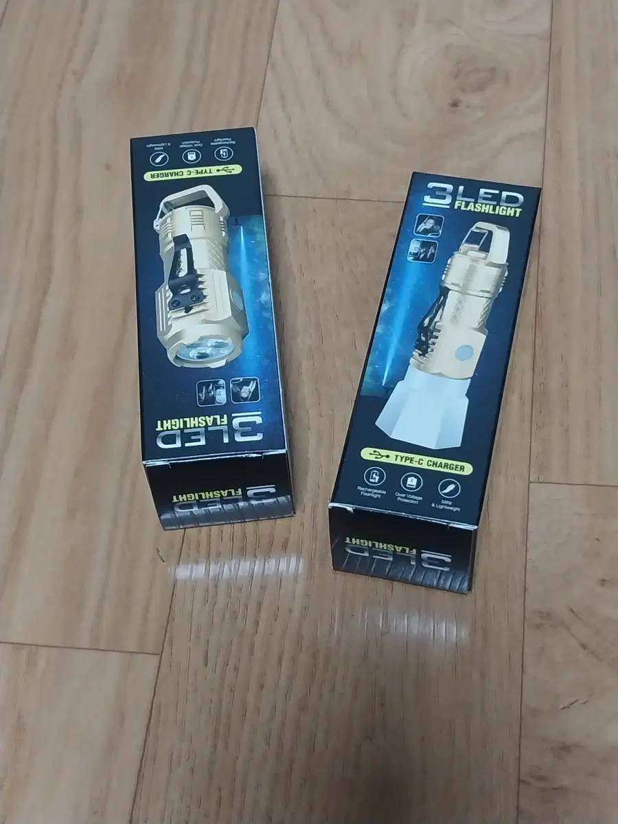 LED 미니손전등 2개