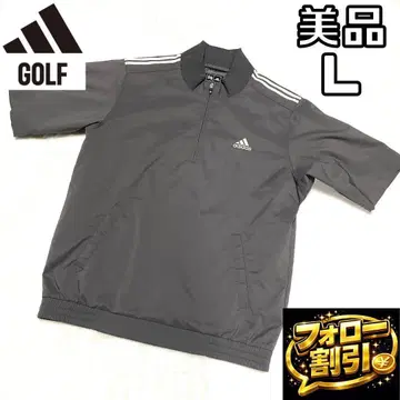 [팔로우 할인] 새상품급 아디다스 골프 나일론 하프 지퍼 자켓 L