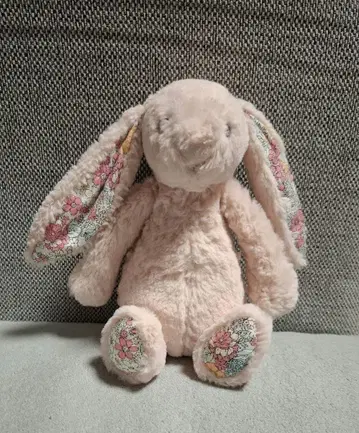 Jellycat 토끼 봉제 인형 꽃무늬
