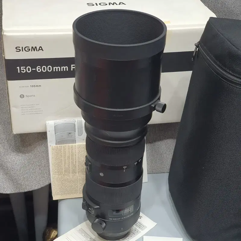 캐논용 시그마 S 150-600mm 망원줌렌즈
