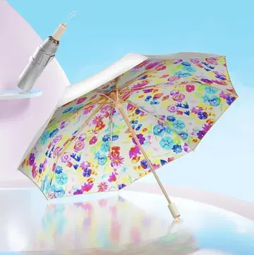 당일 발송 이중 양산 경량 컴팩트 접기 우천 겸용 UPF50+ 멋스러운