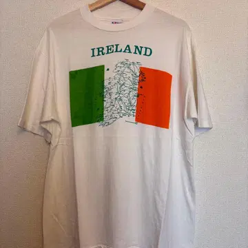 Hanes Beefy-T IRELAND 지도 프린트 티셔츠 XL