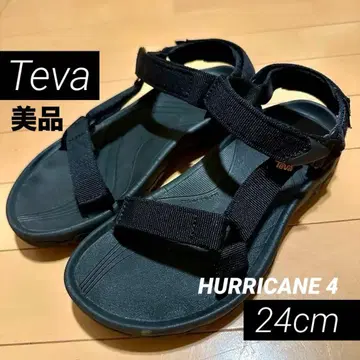 새상품급 Teva 허리케인 4 24cm USA7 EU38 블랙