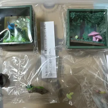 포켓몬 프레임 짙은 녹색의 숲 리멘트 물짱이 깜눈이&솜솜이 세트