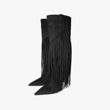theredthread stiletto boots rodeo 부츠 블랙
