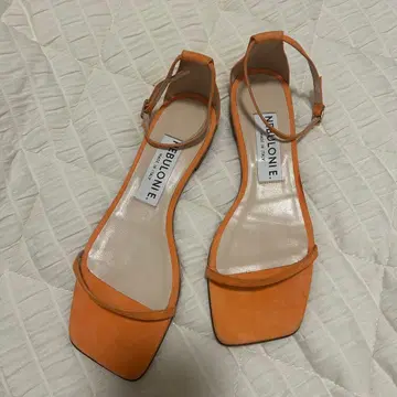 NEBULONI E. 샌들 오렌지 23.5 made in italy