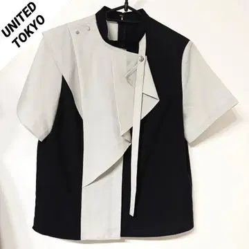 unitedtokyo 유나이티드 도쿄 바벨 플레어 블라우스