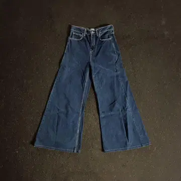 Zara High Waist Flare Pants Blue