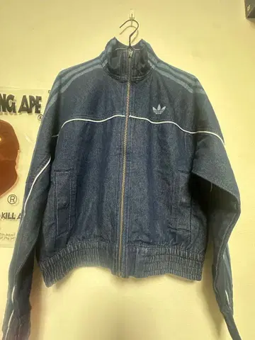 adidas 데님 트랙 자켓 스트릿