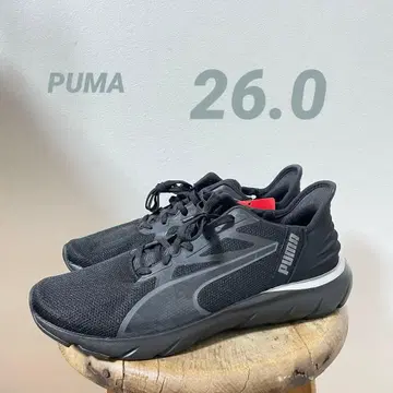 24시간 이내 발송 PUMA SOFTRIDE 스파츠 신발 26.0 블랙